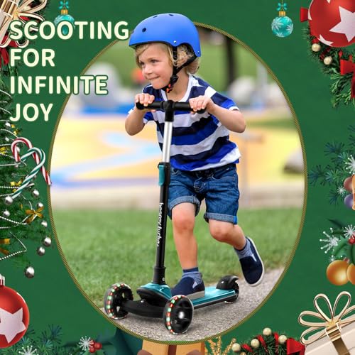Kick Scooter for Kids 3-Wheel Folding with LED Light Wheels C18772