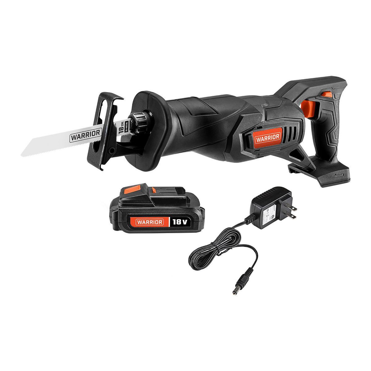 18V Cordless Reciprocating Saw Kit with Battery and Charger A8177