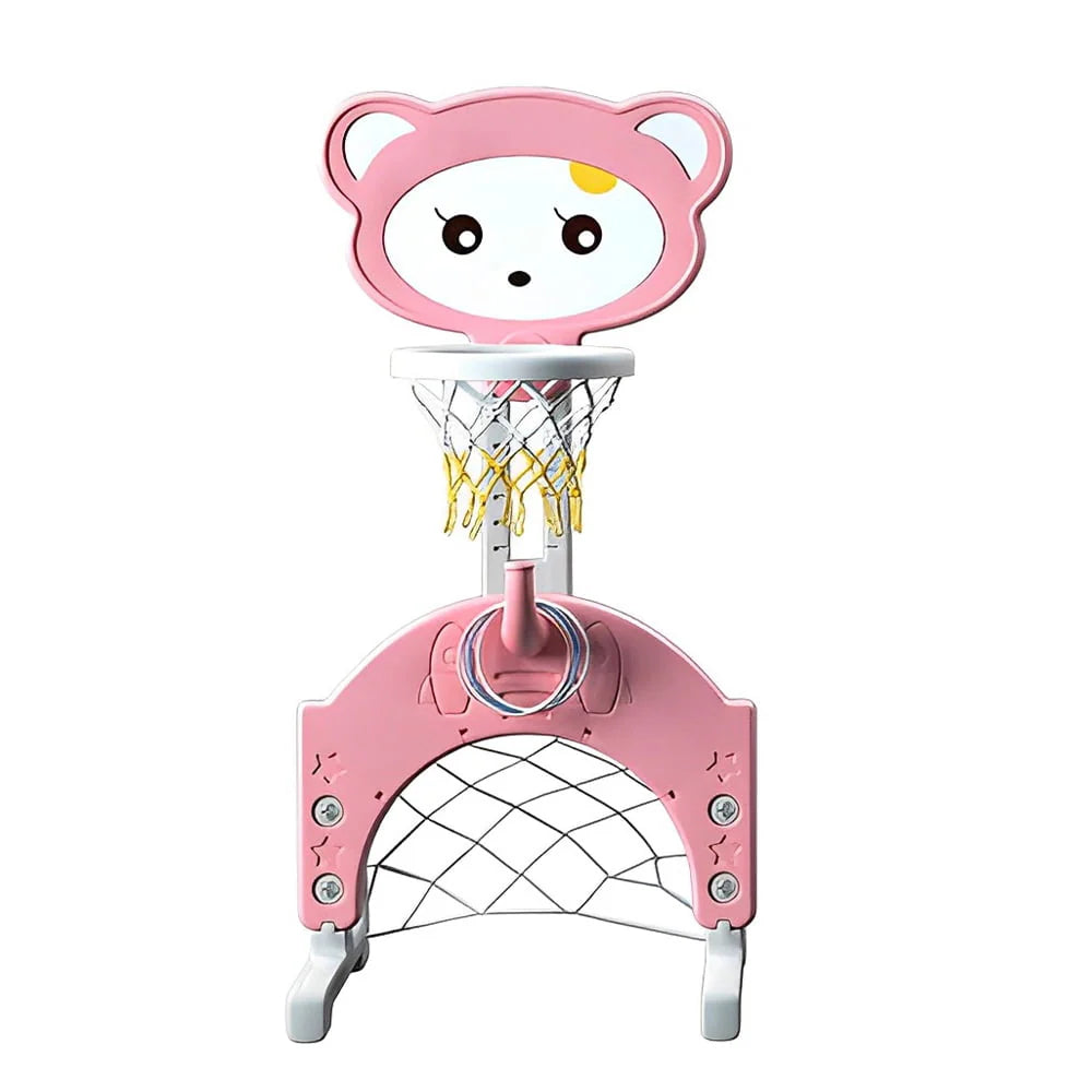 4 in 1 Adjustable Height Kids' Toddler Basketball Stand J63307