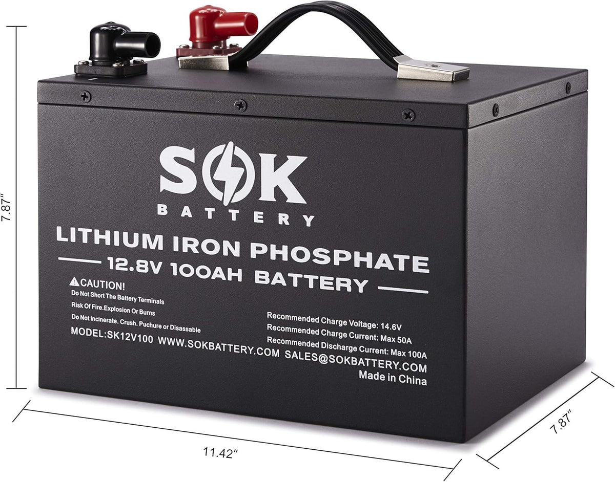 100Ah 12V LiFePO4 Deep Cycle Battery S9062