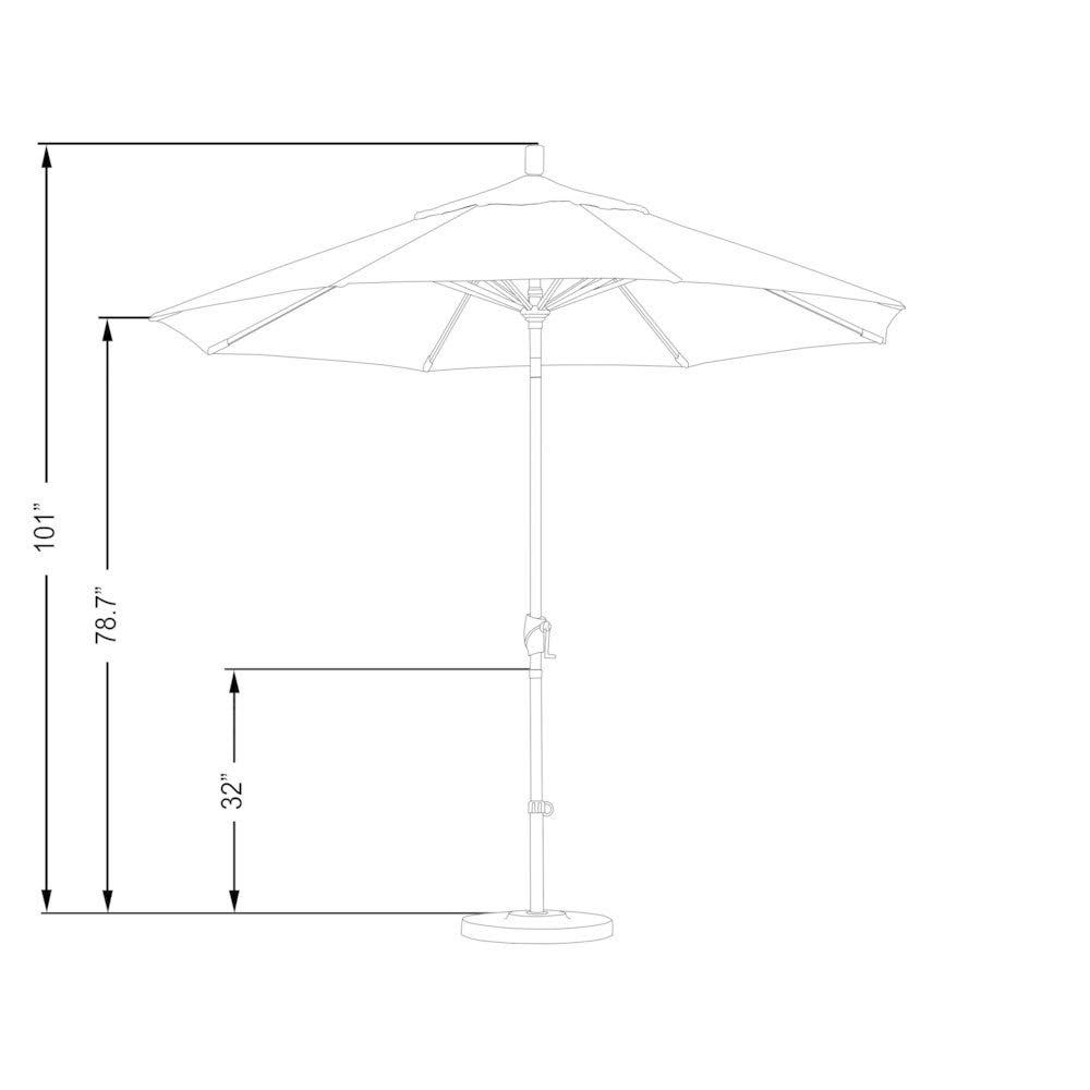 9' Patio Umbrella D821