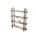 Industrial Wood and Metal Bookshelf P394677