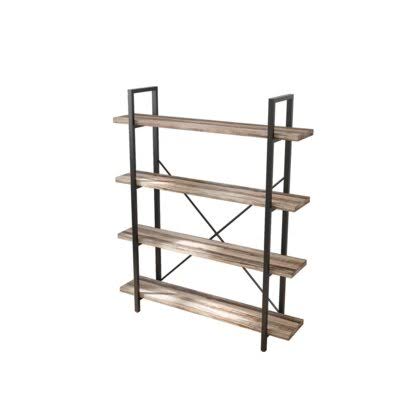 Industrial Wood and Metal Bookshelf P394677