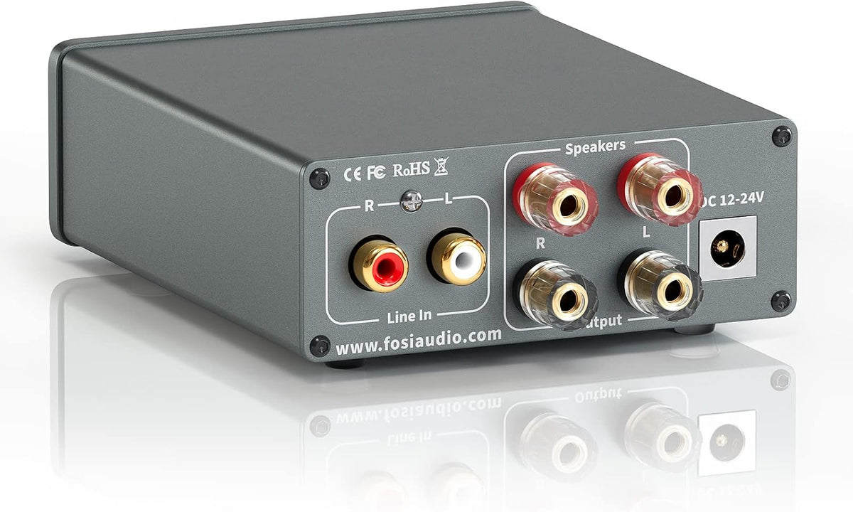 2 Channel Mini Stereo Amplifier with Power Supply L77764