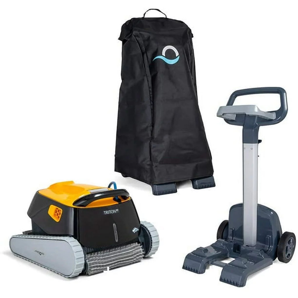 Inground Robotic Pool Cleaner with Caddy & Cover N6003