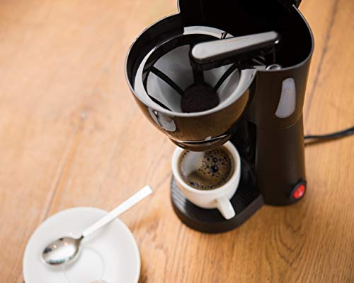 Black Mini Compact Drip Coffee Maker (10.5oz) R983