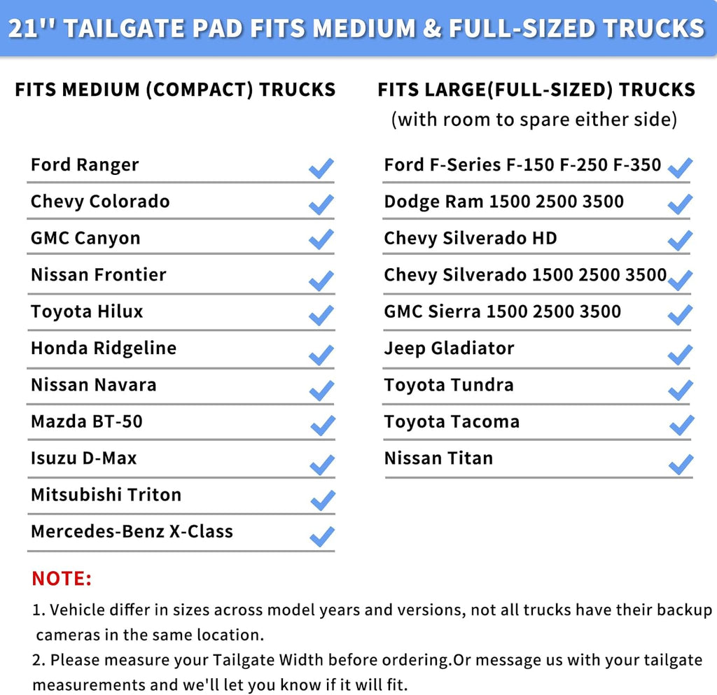 Tailgate Bike Pads with Soft Velcro Straps, 21", Pack of 2 Z7789