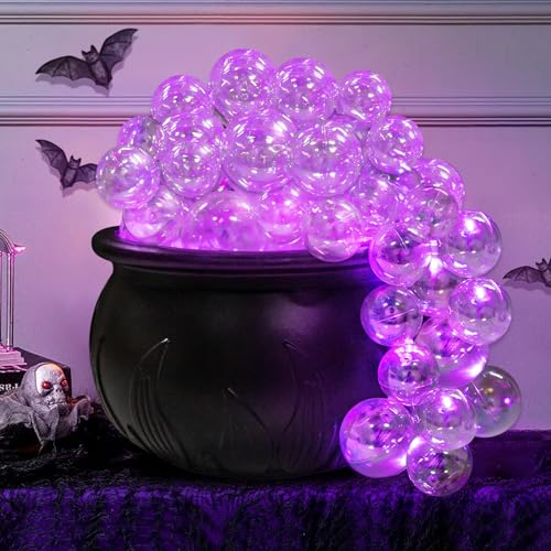 Halloween Decorations Indoor DIY Bubbling Cauldron Set Wooden Signs Gnomes Plush Bead Garland Tiered Tray Decor R895106