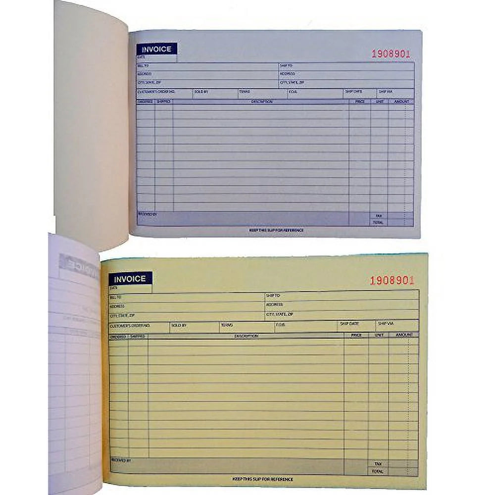 Carbonless Invoice Receipt Book 2 Part 50 Sets P35856