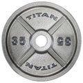 Cast Iron 35 lb Olympic Weight Plates J987225