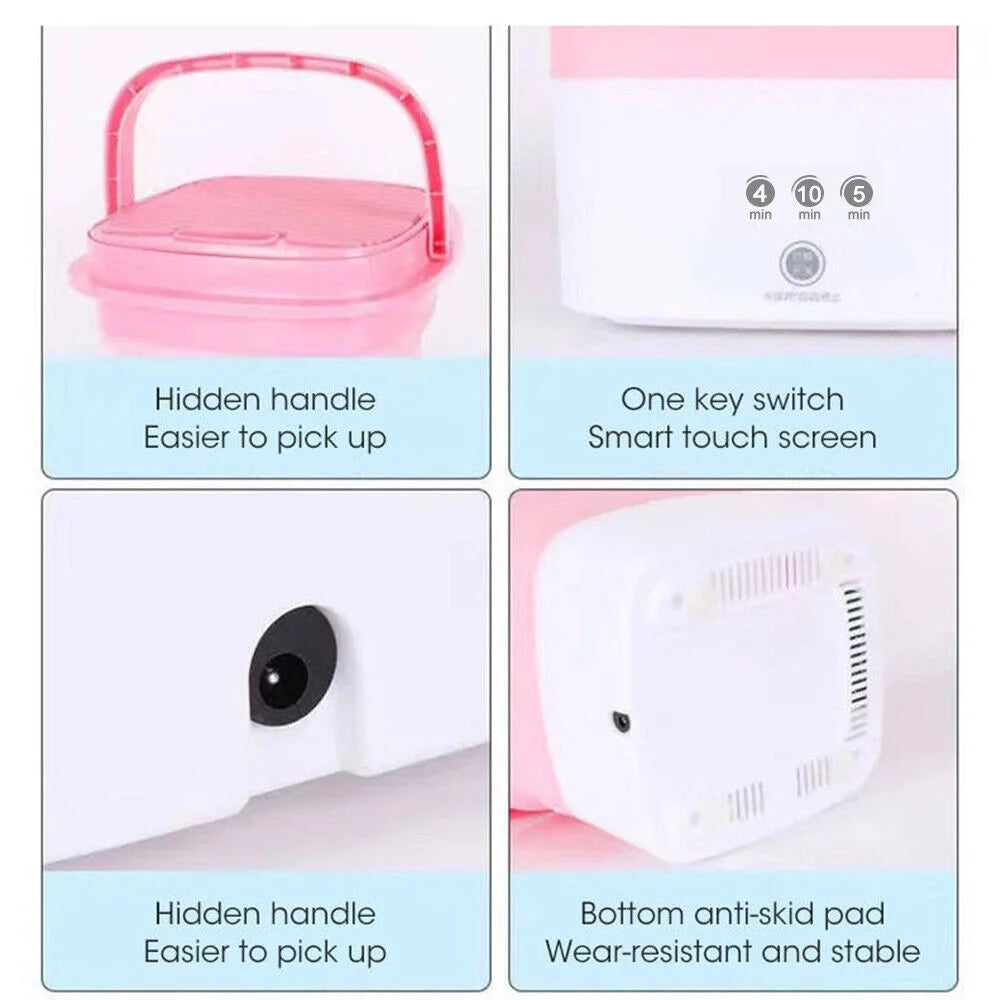 Compact Folding Washing Machine Pink I513