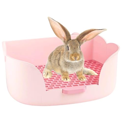 Rabbit Litter Box Corner Litter Bedding Box I321