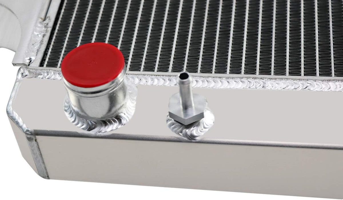 CoolingCare Radiator Compatible with 1987-2006 Jeep Wrangler TJ (4 Row + Fan Relay) A828