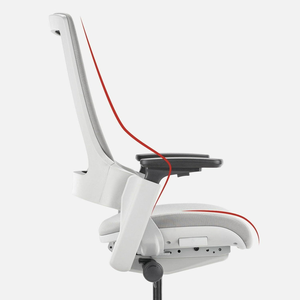 White 2-Piece Desk and Chair Set F139