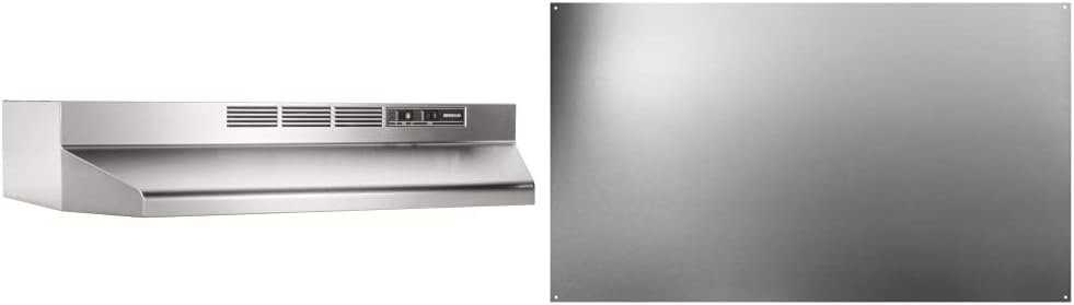 Non-Ducted Ductless Range Hood Insert with Light, 36-Inch, Stainless Steel Y963