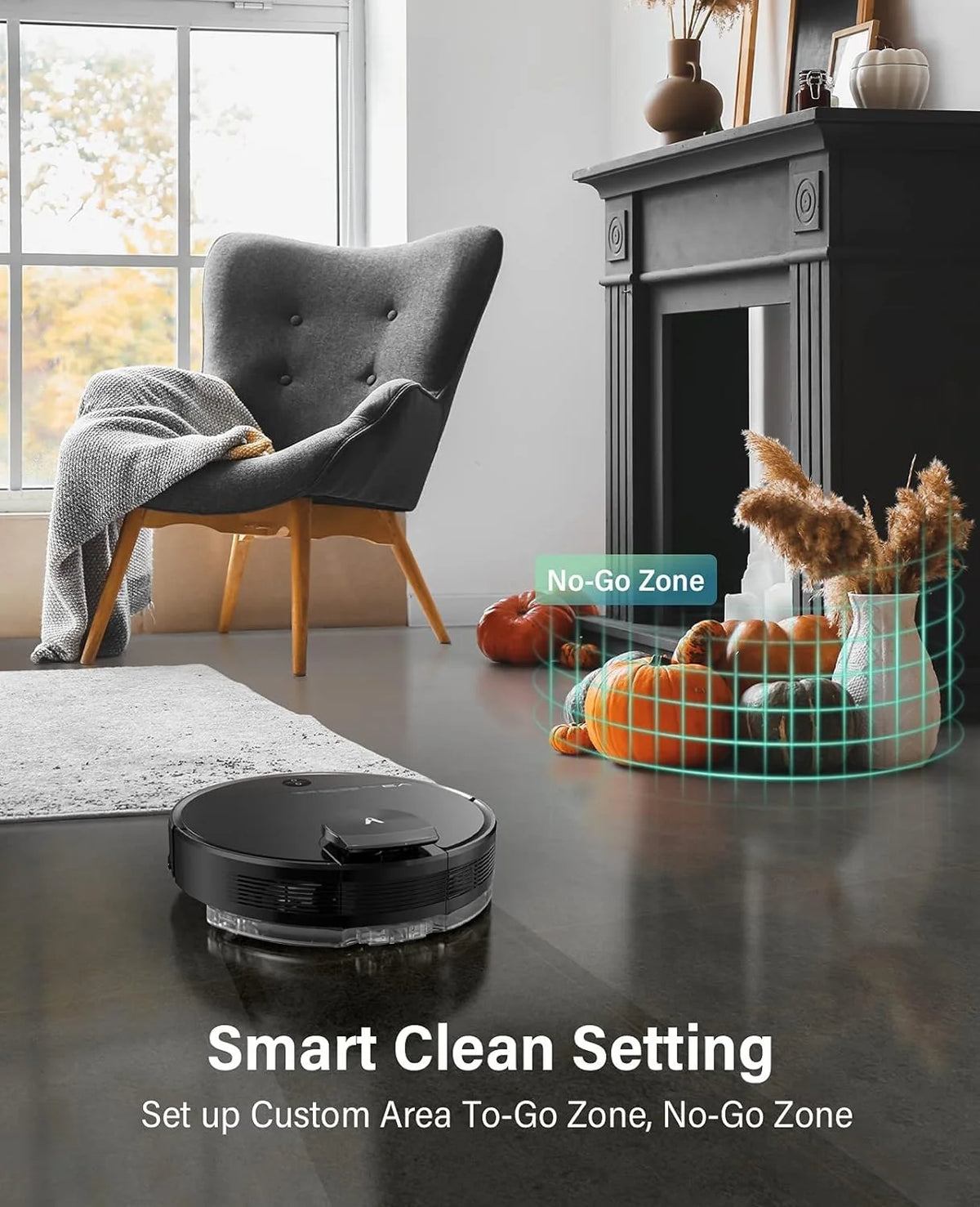 Robot Vacuum and Mop Combo with Lidar Navigation K40380