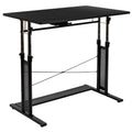 Black Rectangular Sit/Standing Desk H564533