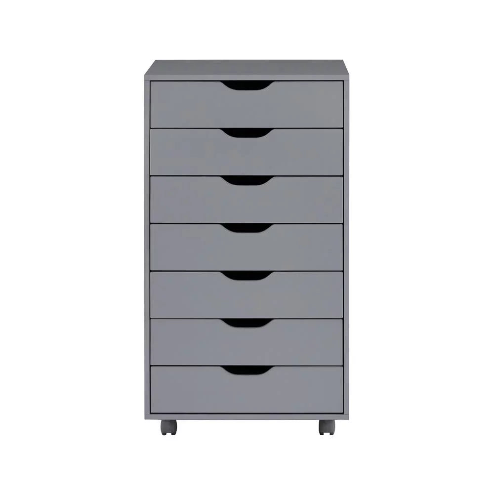 White 7 Drawer Dresser N93250