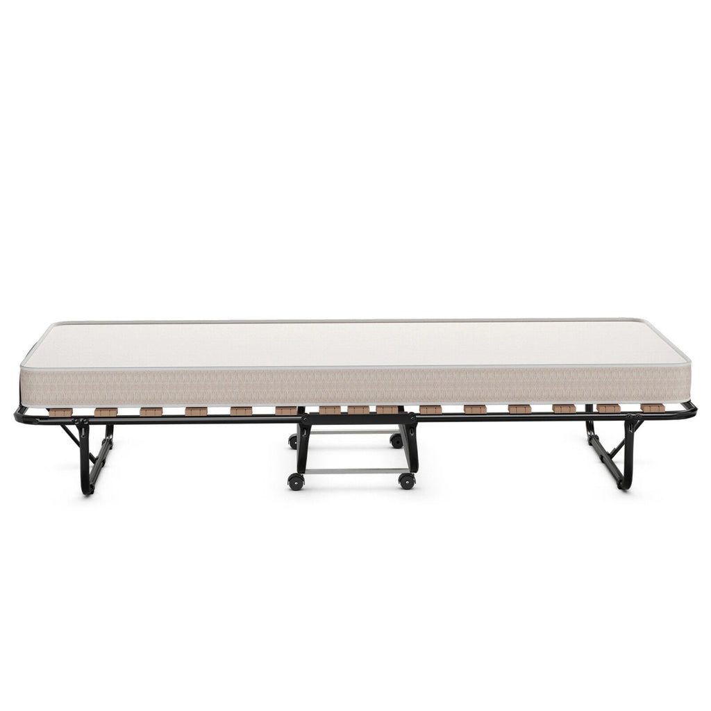 Folding Bed with Memory Foam Mattress B9271