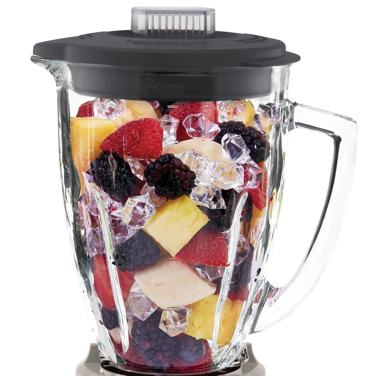 Grey 6 Cup Glass Jar Blender Q444