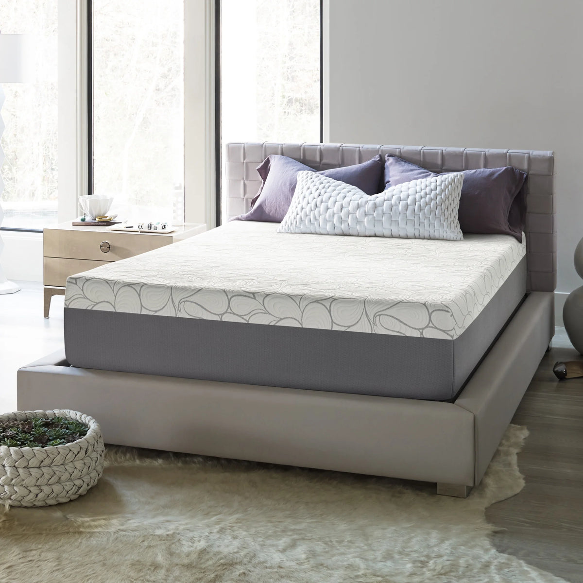 Twin Foam Mattress-in-a-Box Y536