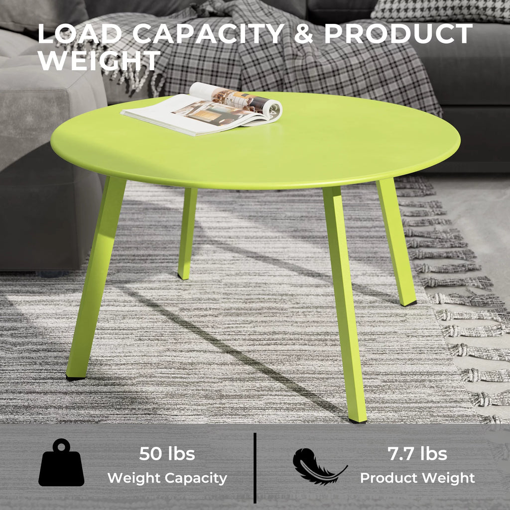Round Steel Outdoor Coffee Table C513