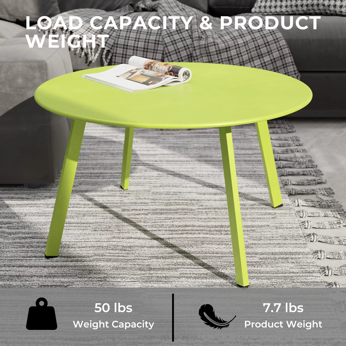 Round Steel Outdoor Coffee Table C513