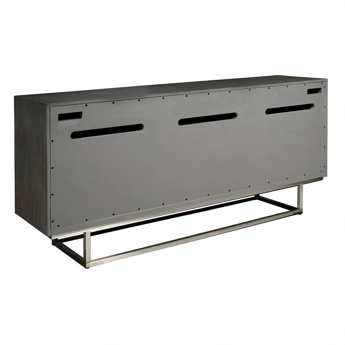 3-Door Wood Credenza with Adjustable Shelf G853
