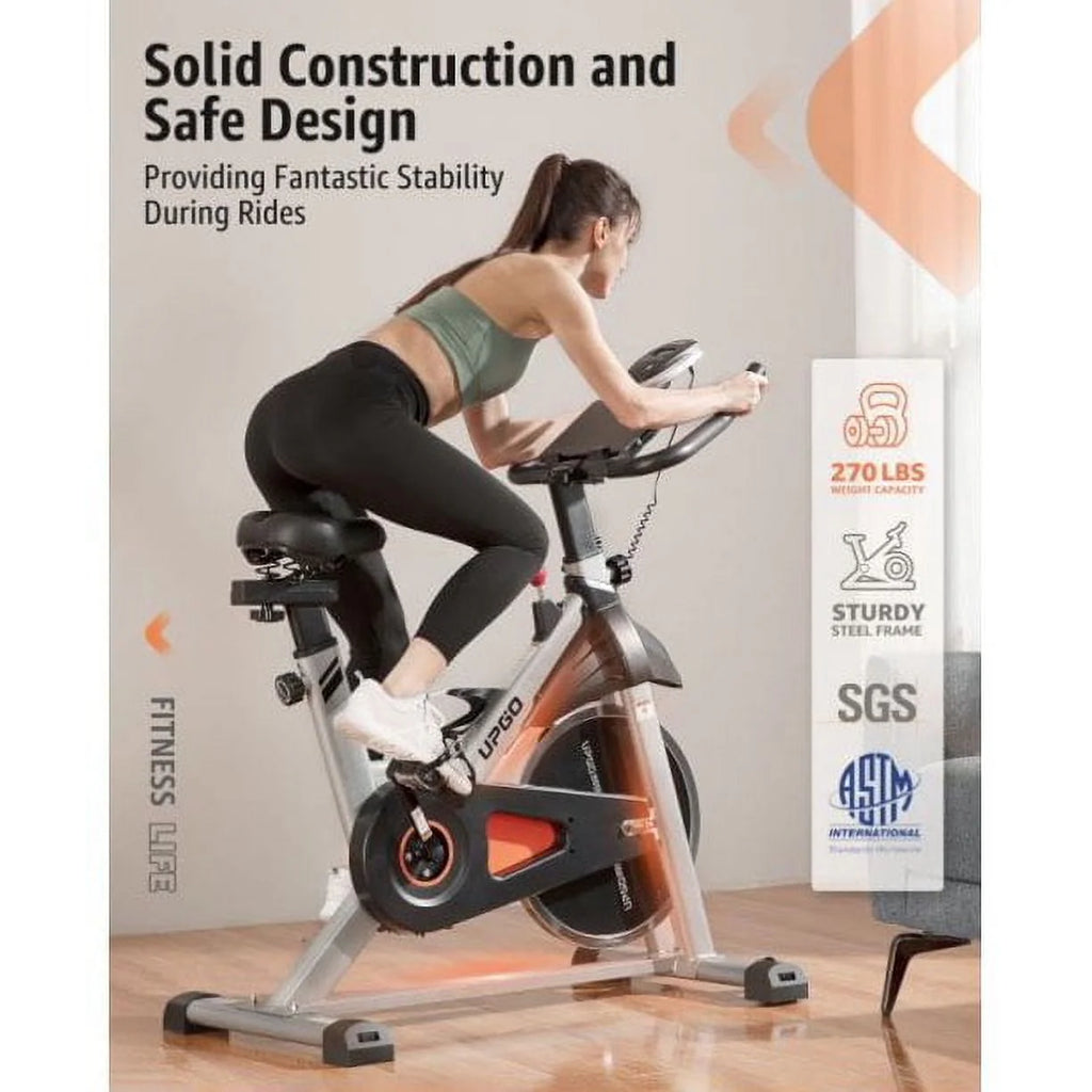 Indoor Cycling Bike Stationary Bike 270lb Max Weight B756827