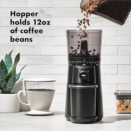 Matte Black Conical Burr Coffee Grinder T441279