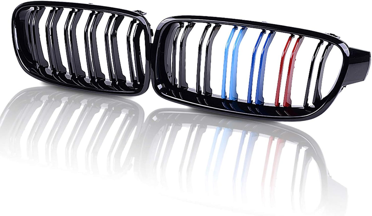 High Gloss Black ABS Grille Pack of 2 K2999