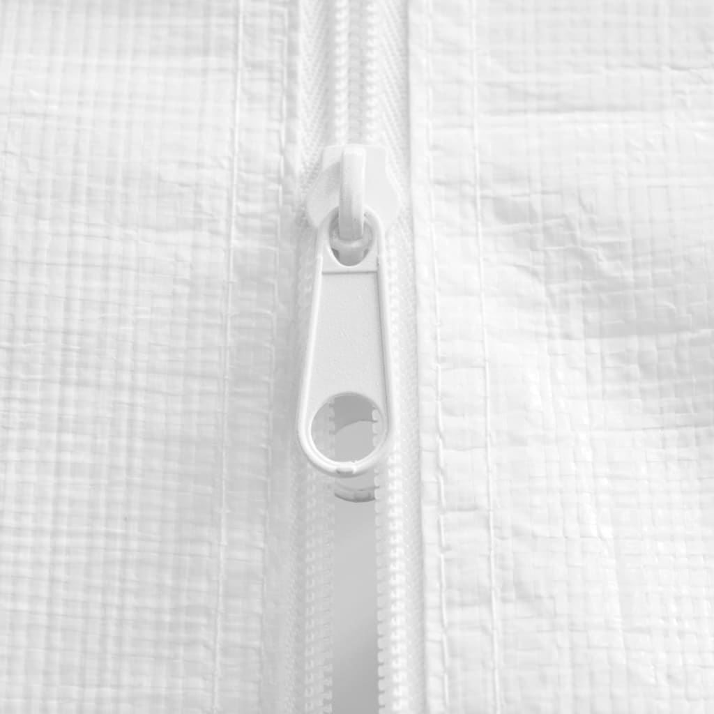 White Party Tent with Side Walls 6.6'x6.6' E4409