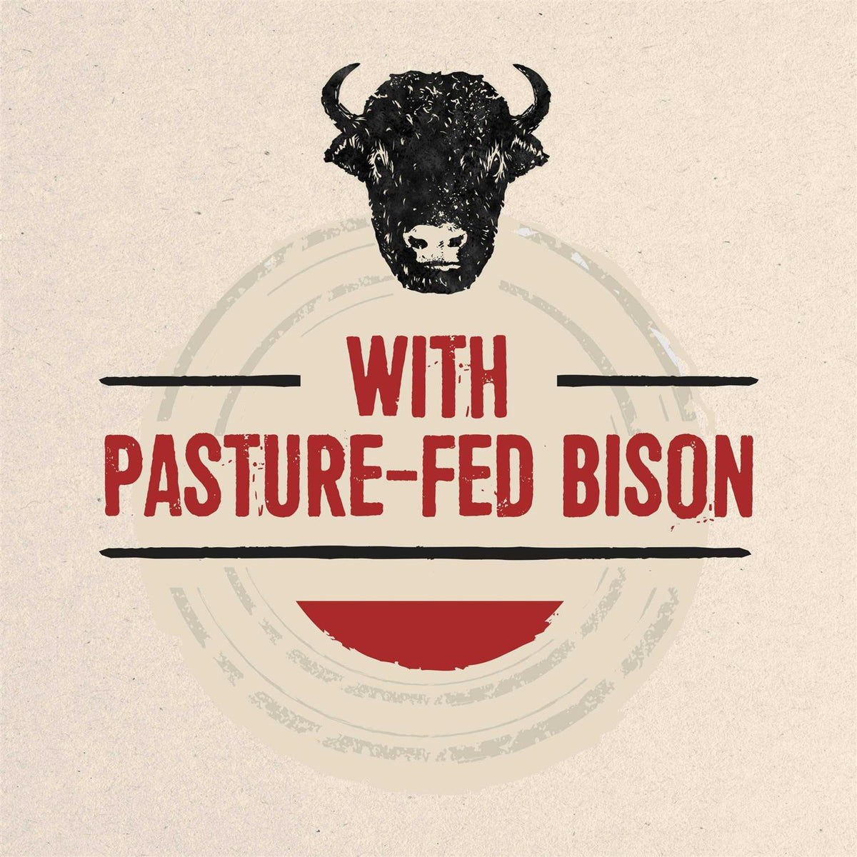 Natural Dog Treats Filled Chew With Pasture-Fed Bison C5005