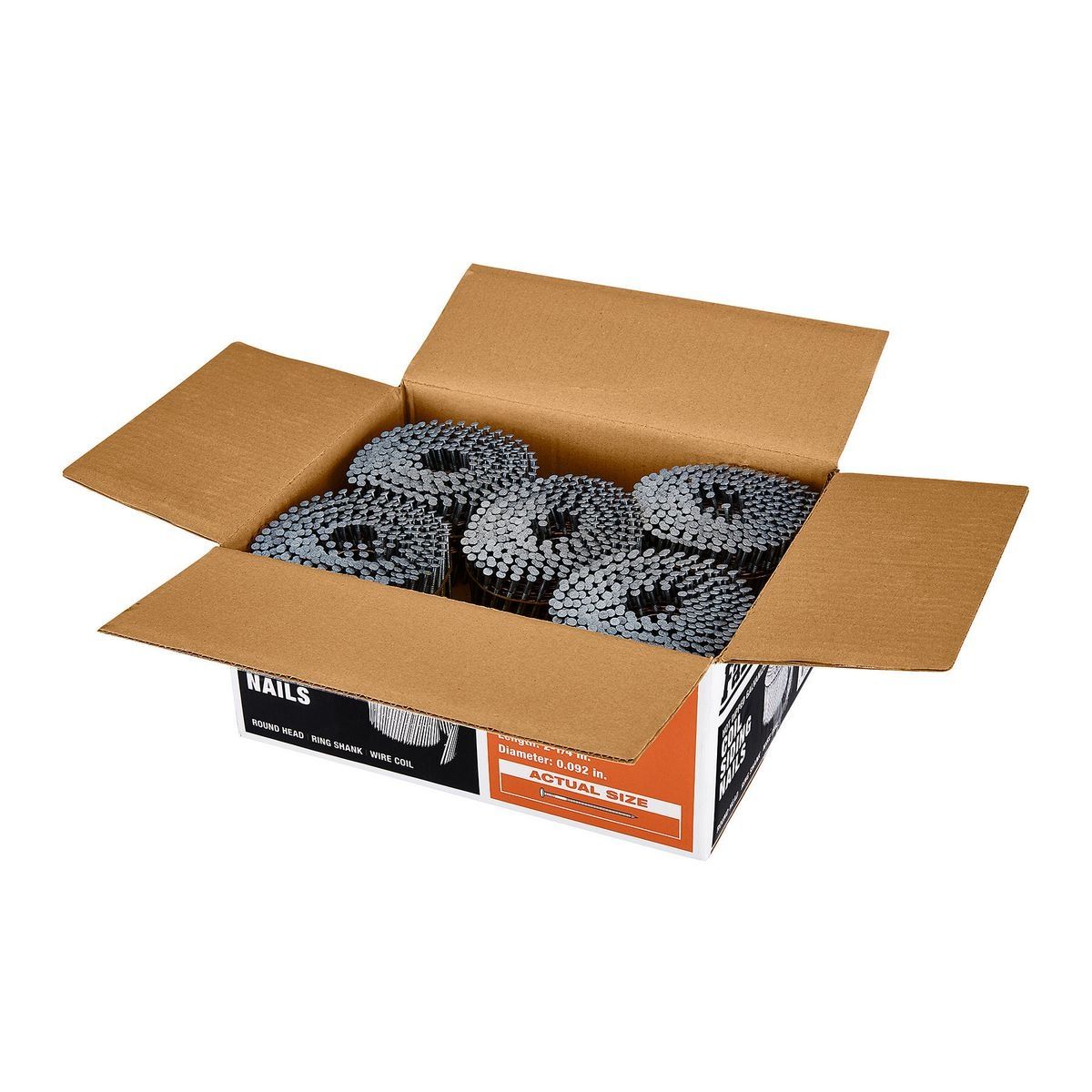 2-1/4 in. Galvanized Coil Siding Nails, 3000-Pack S70512