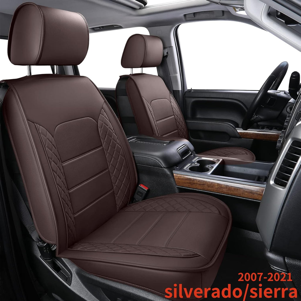 Black Faux Leather Full Set Seat Covers A571141