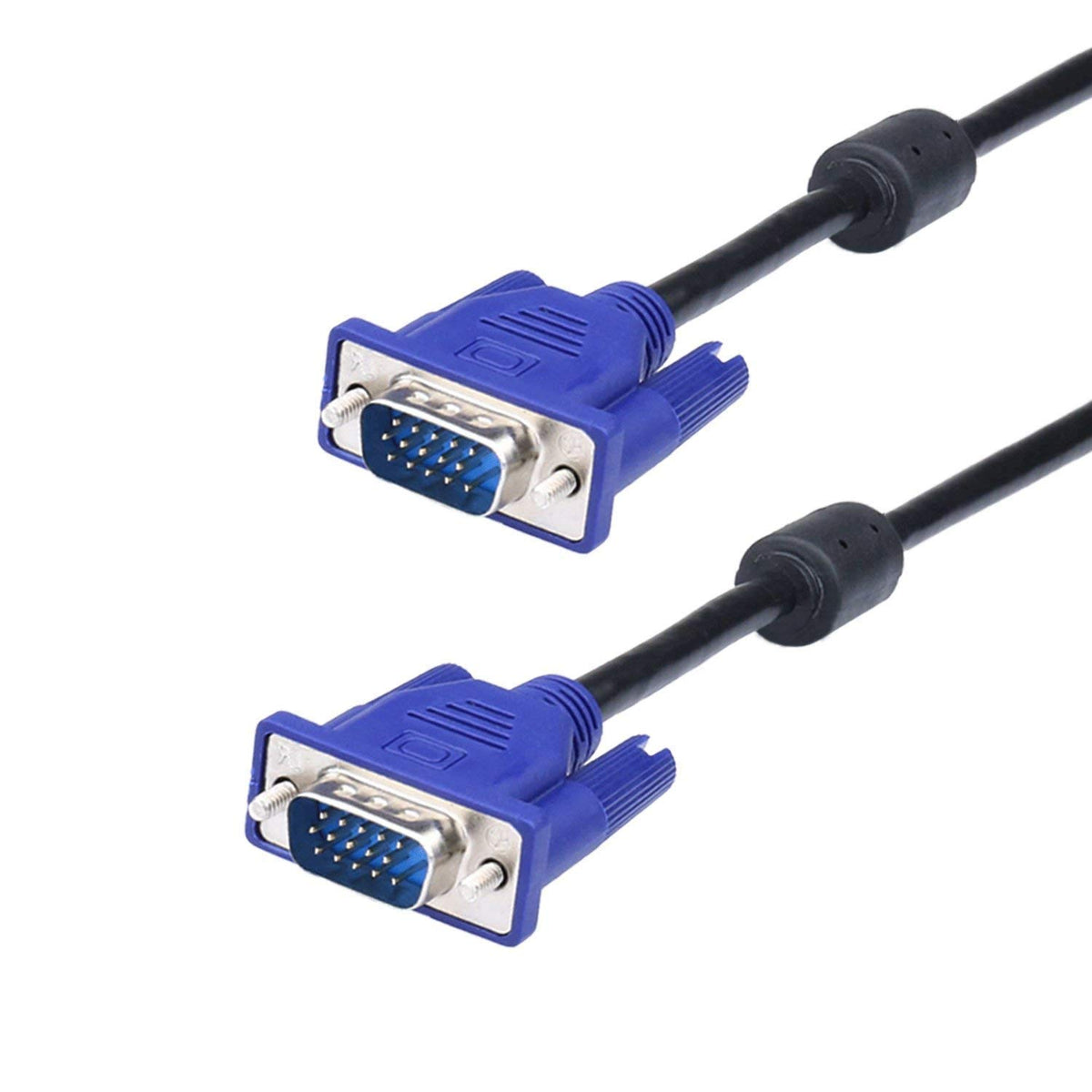 VGA to VGA Cable Male to Male 6 Feet Pack of 2 J382351