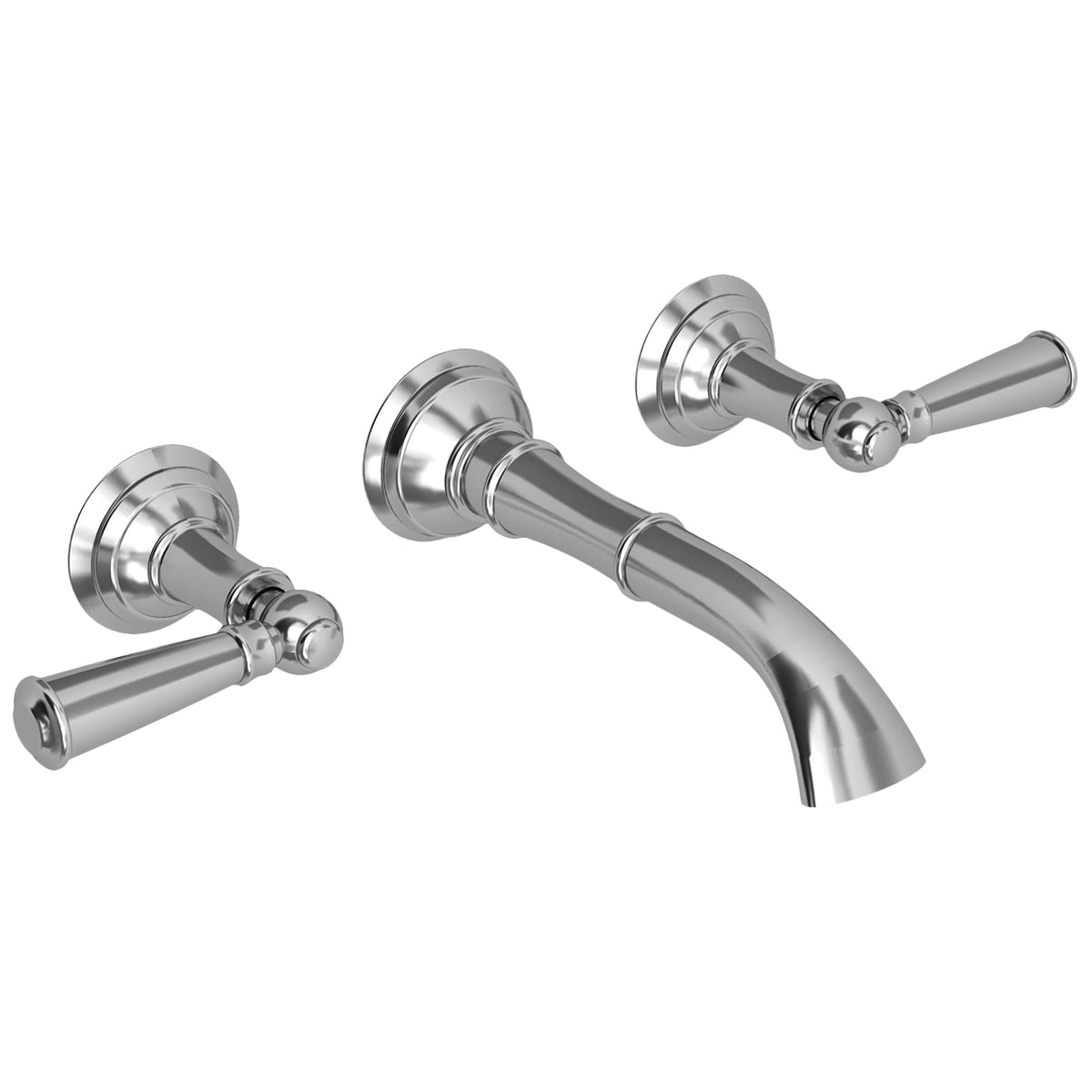 White Wall Mount Lavatory Faucet V55108