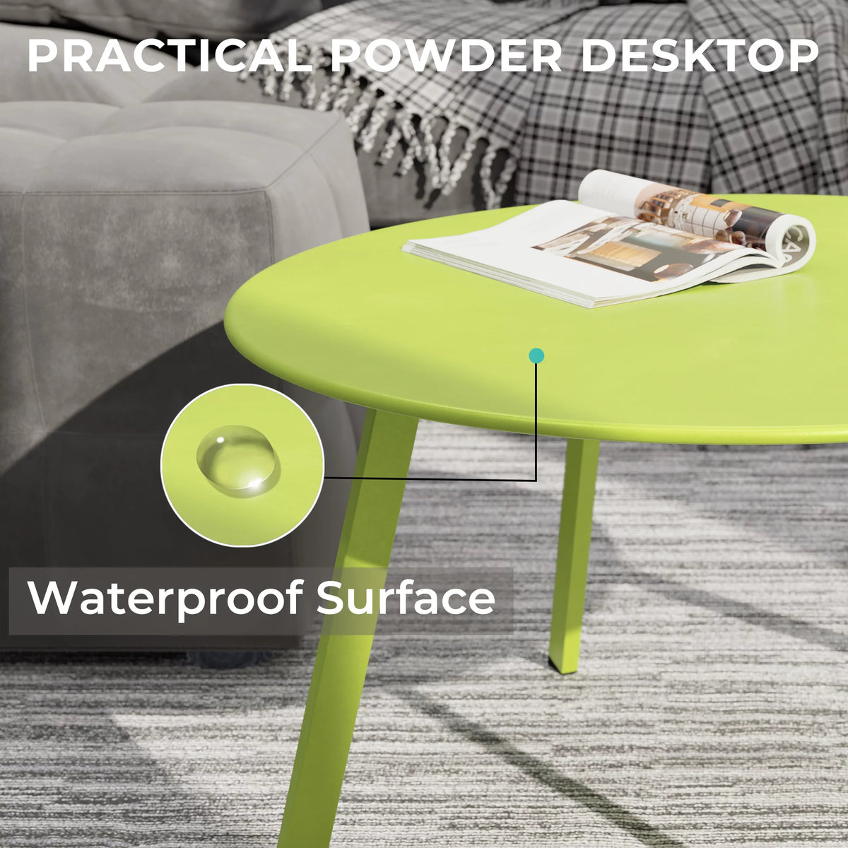Round Steel Outdoor Coffee Table C513