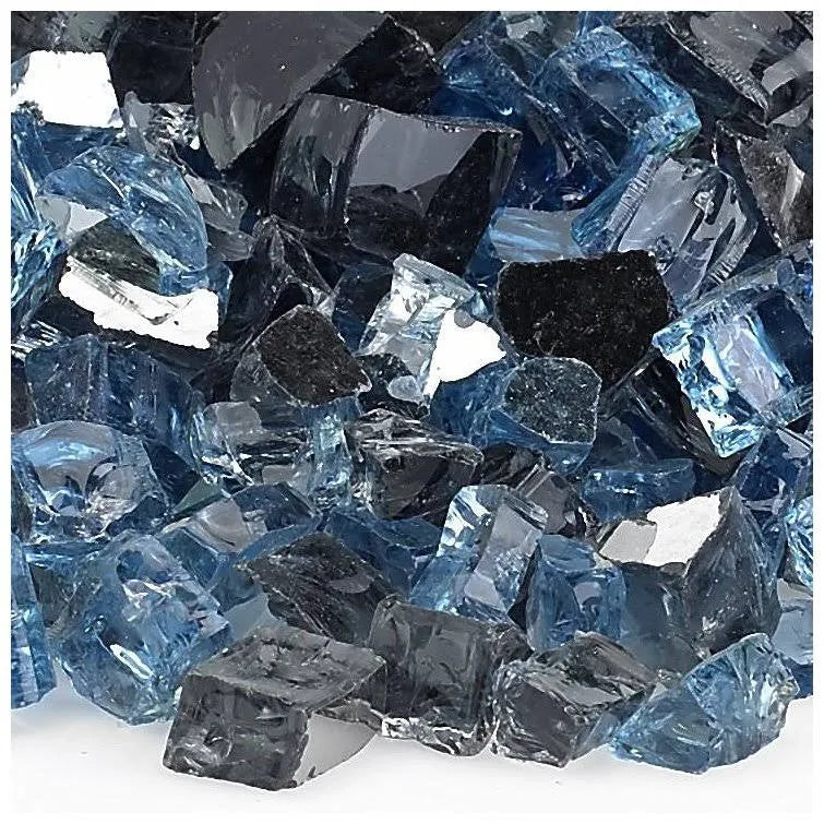 0.5 in. Reflective Fire Glass 10 lbs Jar A66733