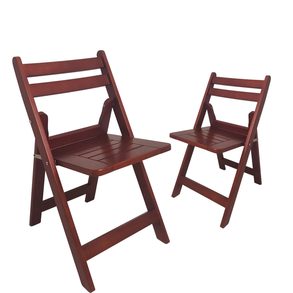 Wood Folding Chair Set of 2 W741