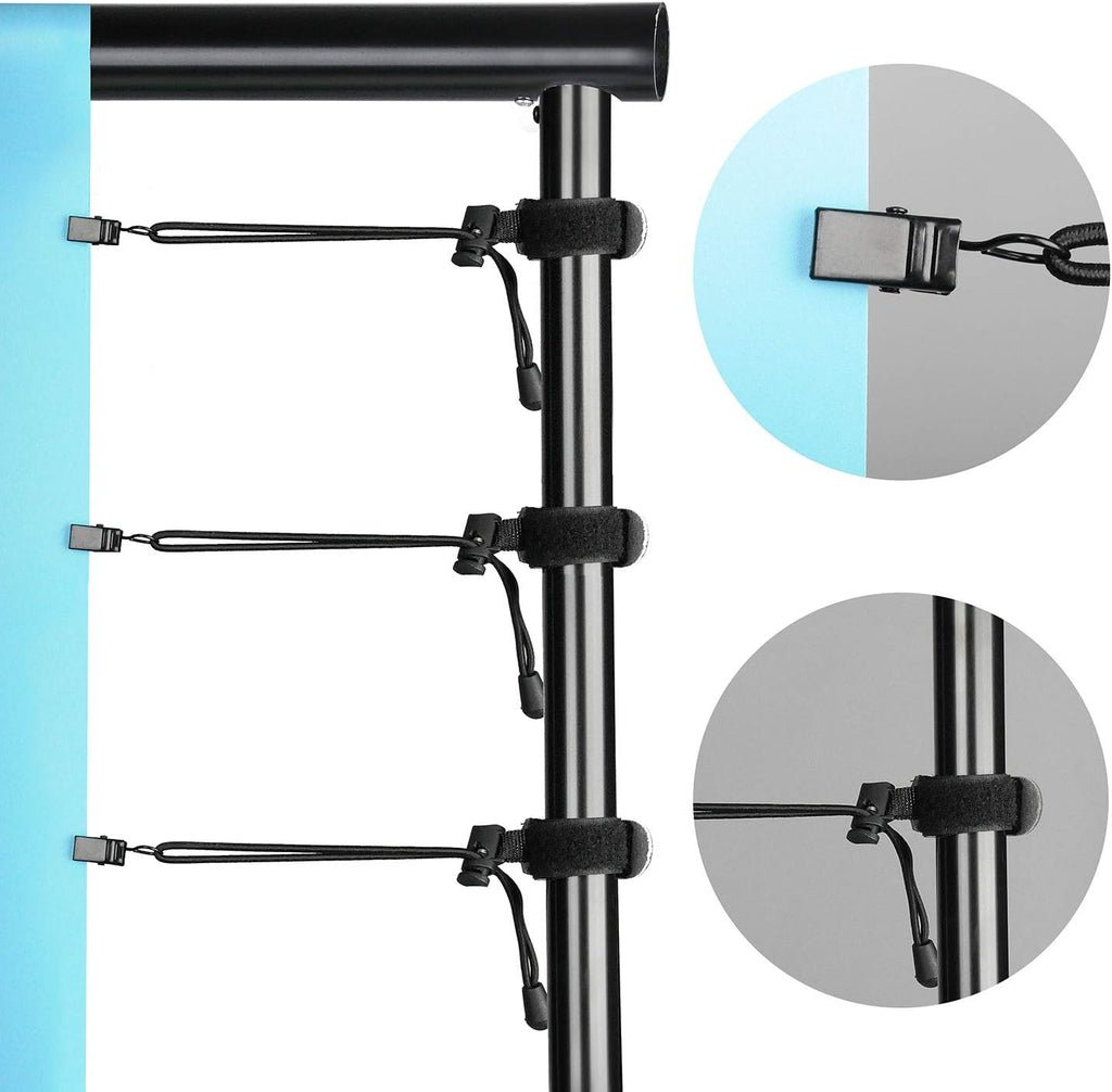 Photo Background Support System with Green Screen Backdrop and Carry Bag T82097