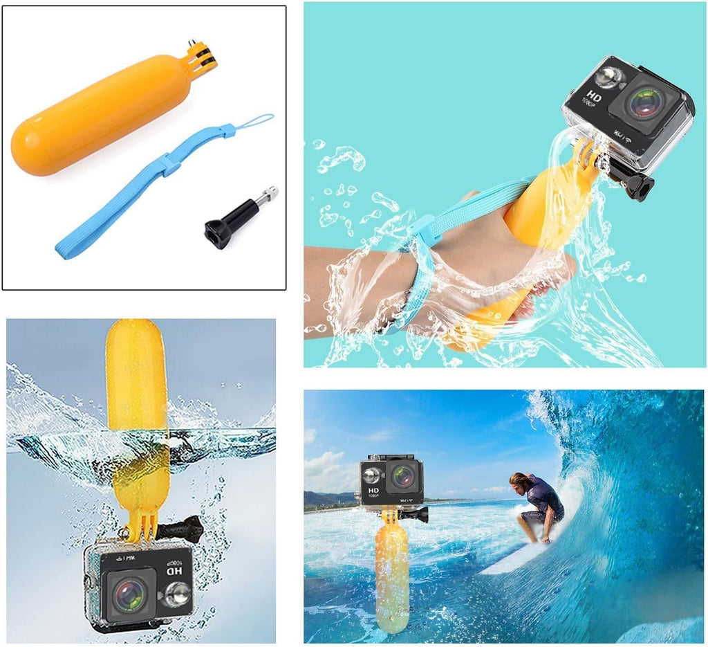 4K30FPS 20MP WiFi Action Camera and 7 in 1 Accessories Kit Bundle E379