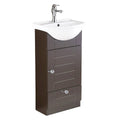 White Bathroom Sink Vanity Cabinet with Faucet and Drain G823541