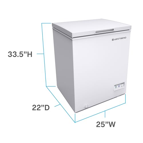 White 7-Cu.Ft Chest Freezer with Flip-Up Lid U412