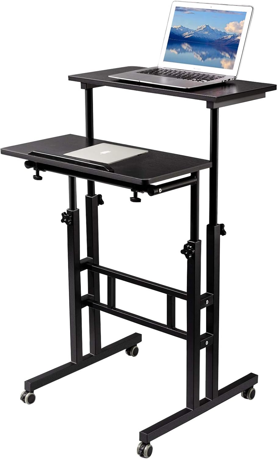 Mobile Standing Desk with Wheels P437