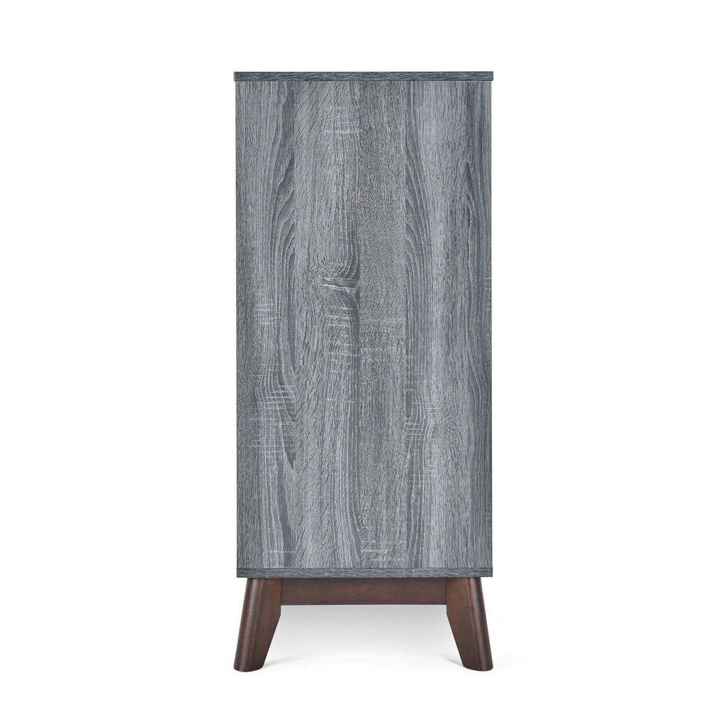 2 Drawer Cabinet Sonoma Gray Oak/Walnut M69875
