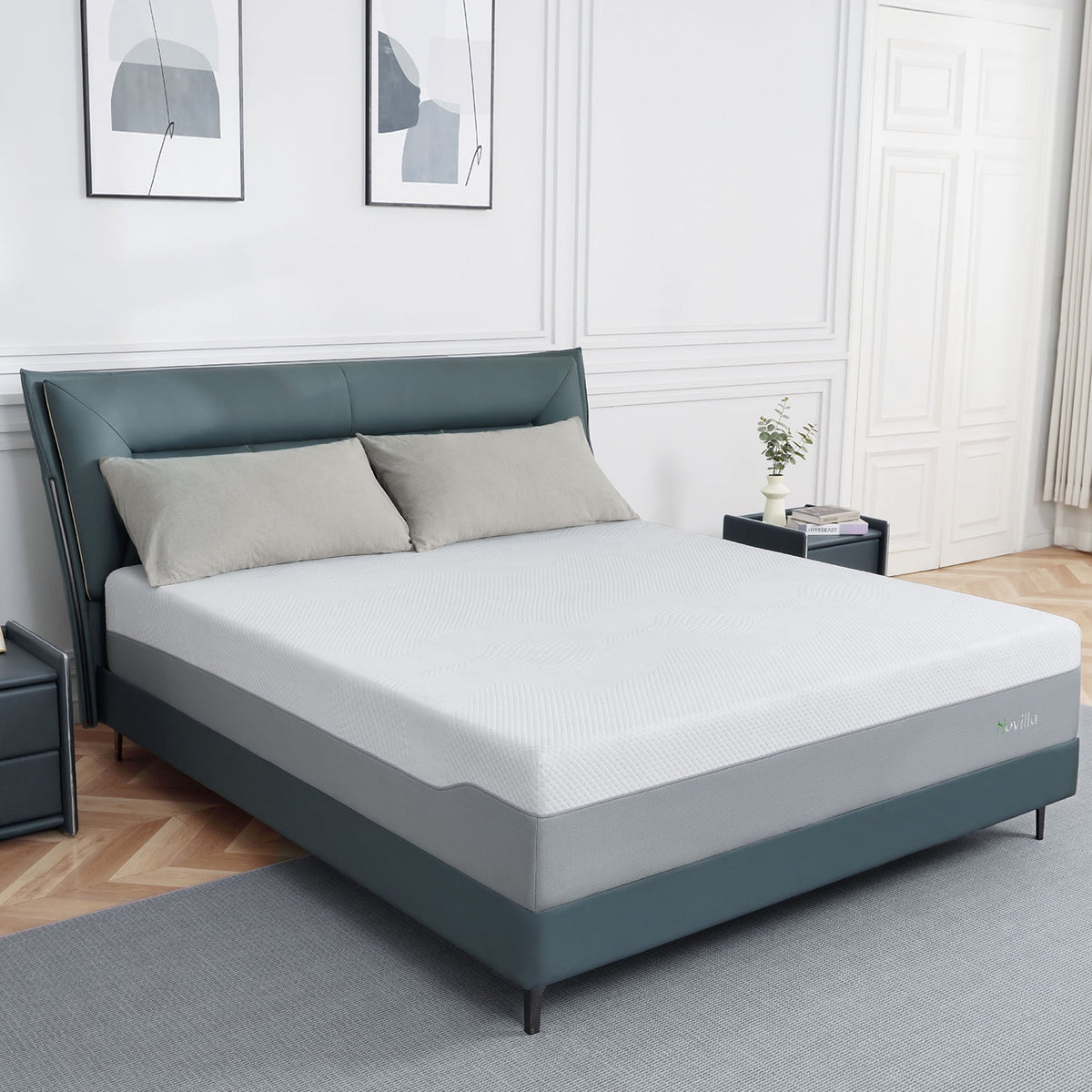 12 Gel Memory Foam Medium Firm Mattress, Full Size E158
