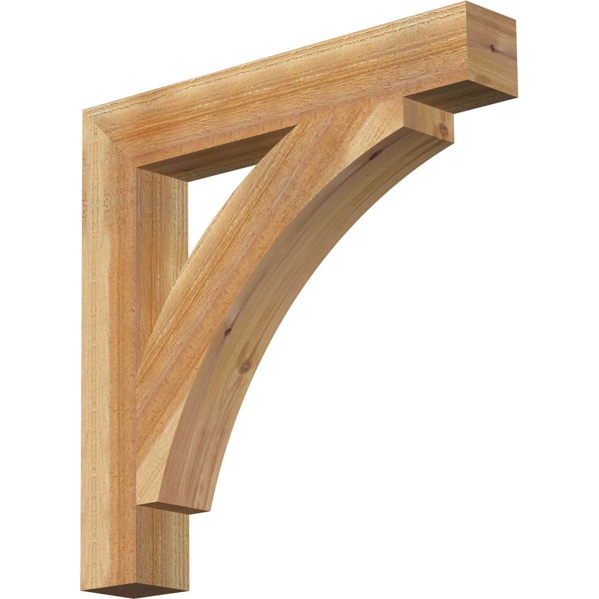 Western Red Cedar Rough Sawn Bracket Z155