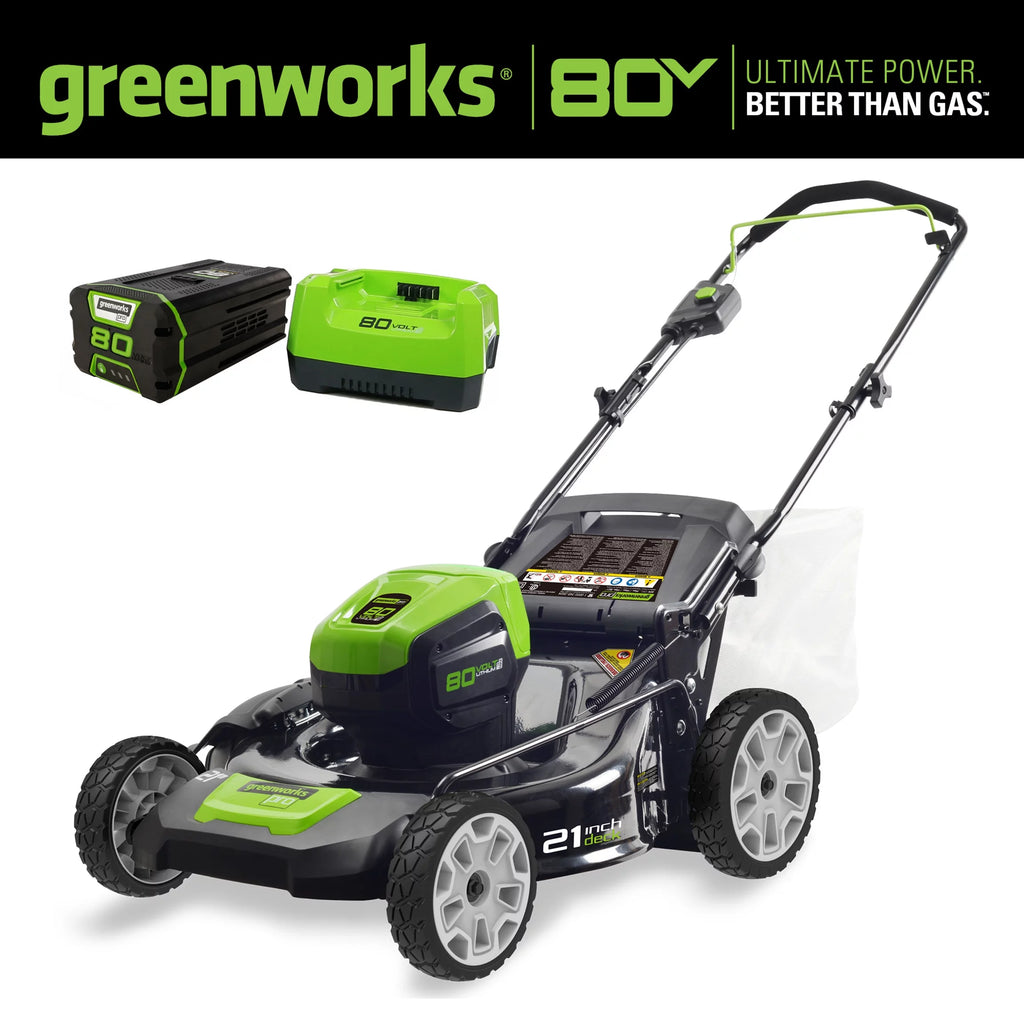 80V 21 Push Mower with 4Ah Battery & Charger E3072