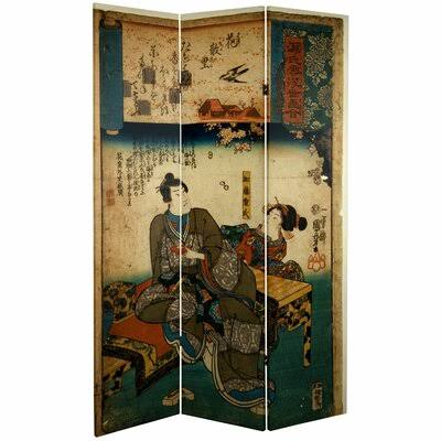 3-Panel Folding Room Divider Y775642